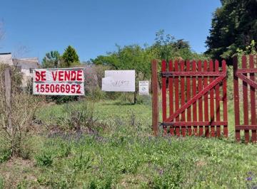 Terreno , Sauce Montrull · Lote 612 m² Zona Alta Sauce Montrull Parquizado.