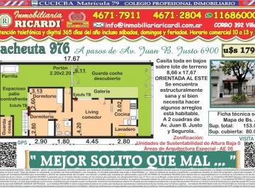 Casa · 80m² · 3 Ambientes · 2 Cocheras · Mejor Solito Que Mal. Casa Digna Lote Propio Toda en Bajos