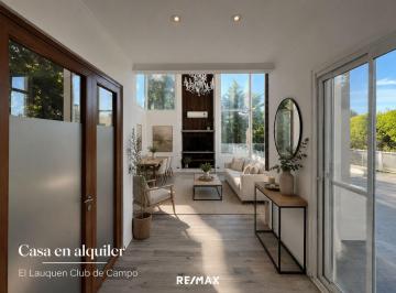 Casa · 250m² · 4 Ambientes · 2 Cocheras · Casa en Alquiler - Barrio El Lauquen, Canning