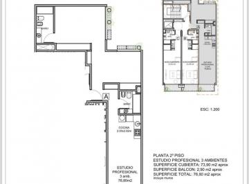 Departamento · 74m² · 3 Ambientes · Venta Departamento 3 Ambientes Nuñez Poco Cuotas