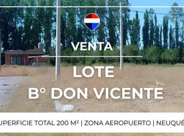 Terreno · 200m² · Venta Lote B° Don Vicente - Neuquen