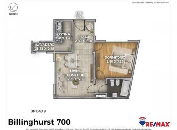 Departamento · 46m² · 2 Ambientes · 2 Ambientes, Gran Oportunidad!