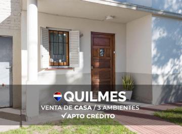 Casa · 75m² · 3 Ambientes · Venta de Casa 3 Amb Quilmes Apto Credito