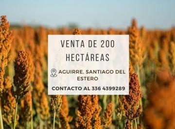 Campo · 200m² · Campo de 200 Has en Aguirre (Sgo. del Estero)