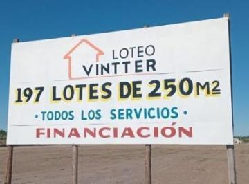Terreno · 250m² · Loteo Vintter - General Roca - Amplia Financiacion