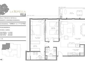 Departamento en Venta de 5 ambientes Valle Escondido · Departamento de Categoria a Estrenar con 2 Dorm. en Venta en La Rosella Valle Escondido