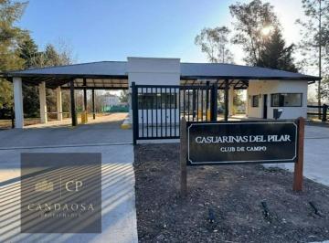 Terreno · 840m² · Lote Interno en Las Casuarinas del Pilar, Pde