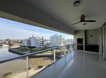 Departamento · 52m² · 2 Ambientes · 1 Cochera · Departamento en Alquiler, 2 Ambientes en Marinas del Canal, con Vista Al Río y Parrilla
