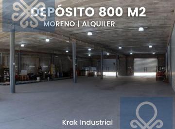 Depósito · 800m² · Depósito en Alquiler de 800 m² en Predio Cerrado