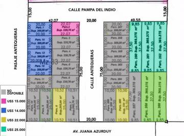 Terreno · 250m² · Terrenos en Venta - Av Juana Azurduy