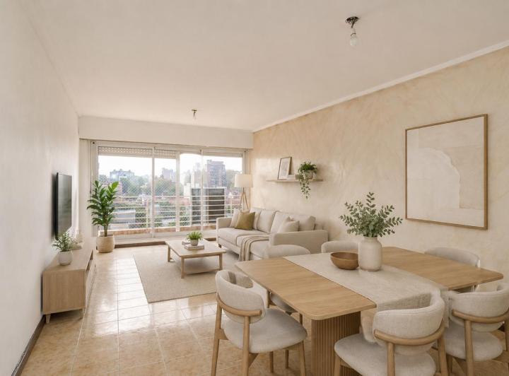 Venta Departamento 4 Ambientes con Balcón Al Frente en San Martin