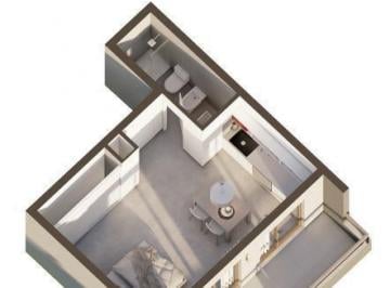 Departamento · 28m² · 1 Ambiente · Vice Alte. Oconnor 800 Piso 5 "C" - Monoambiente