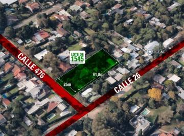 Terreno · 137m² · Lote en Venta en City Bell - Calle 476 Entre 25 y 26