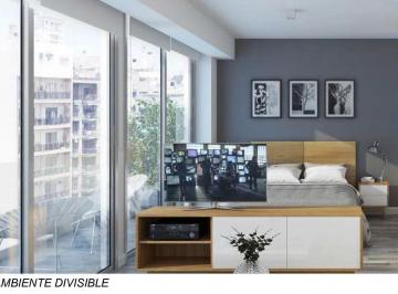 Departamento · 35m² · 1 Ambiente · Venta. Amb Apaisado Divisible, Baño y Toilette, Balcón Aterrazado