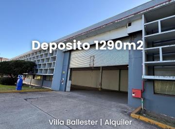 Depósito · 1290m² · Depósito en Alquiler en Parque Industrial Villa Ballester