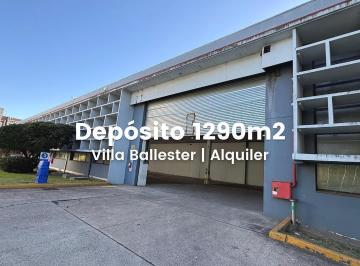 Depósito · 1290m² · Depósito en Alquiler en Parque Industrial Villa Ballester