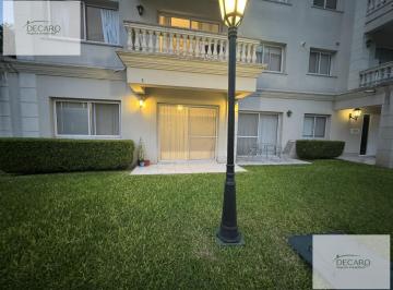 Departamento · 50m² · 2 Ambientes · 1 Cochera · Departamento en Palmas del Sol, Planta Baja con Jardín. Oportunidad.