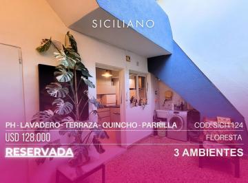PH · 51m² · 3 Ambientes · PH en Floresta
