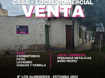 Casa de 5 ambientes, Bahía Blanca · Casa 3 Dorm. + Local Comercial en Venta | B° Los Almendros