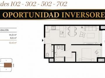 Plano departamento · Oportunidad Departamento 2 Ambientes Venta Colegiales a Estrenar Full Amenities