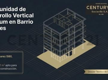 Terreno · 500m² · Se Vende Lote de 852 m² Frente de 10 m. a Plaza Las Americas y Contrafrente de 20 m a Belgrano Rind