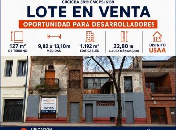 Terreno · 127m² · Venta de Terreno Pringles 170 en Almagro