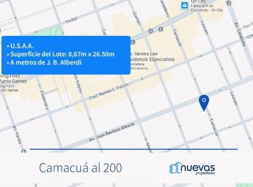 Terreno · 229m² · Terreno en Flores - Usaa - Pb 7 Pisos 2 Retiros - a 200 m Av Rivadavia