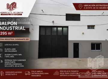 Bodega-Galpón · 300m² · 4 Ambientes · Galpón en Venta 300 m² Oportunidad - San Martin - Suipacha 4956
