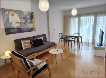 Departamento · 50m² · 2 Ambientes · 1 Cochera · Alquiler Departamento en Vicente López – Temporario y Amoblado - Balcón, Cochera y Amenities