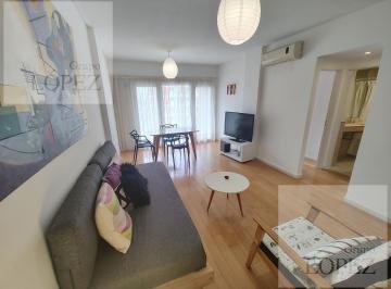 Departamento · 50m² · 2 Ambientes · 1 Cochera · Alquiler Departamento de 2 Ambientes Amoblado en Vicente López – Balcón, Cochera y Amenities