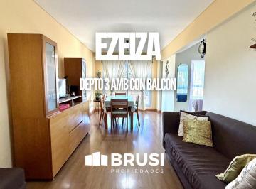 Departamento · 55m² · 3 Ambientes · Departamento en Venta en Ezeiza - 3 Ambientes - Apto Credito