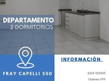 Departamento · 2 Dormitorios · Fray Capelli 550 - 2 Dorm.