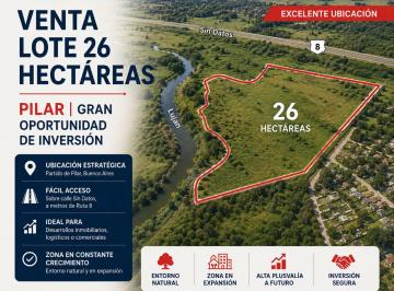 Terreno · 26246m² · Venta Lote 26 Has Pilar Oportunidad Inversion