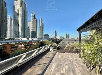 Departamento · 104m² · 3 Ambientes · 1 Cochera · Exclusivo Duplex con Terraza y Parrilla Privada Amoblado de Dos Dorm. en Alquiler
