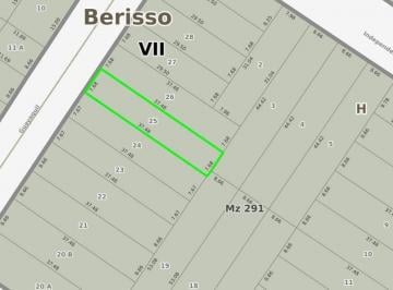 Terreno · 287m² · Terreno en Venta en Berisso