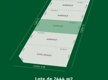 Terreno · 400m² · Terreno en Venta en City Bell - Dacal Bienes Raíces