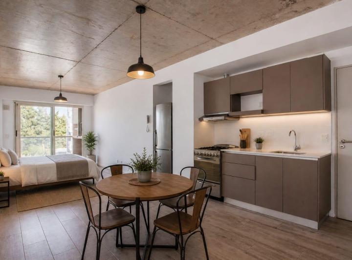 Venta Departamento Monoambiente en Núñez - Balcón con Parilla - Sum y Pileta