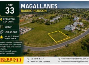Terreno , Berazategui · Barrio Magallanes - Pueblos del Plata - Hudson - Lote