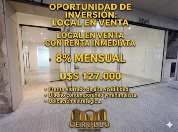 Local comercial de 1 ambiente, Almagro · Venta con Renta, Local a Estrenar en Venta.