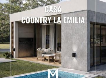 Casa · 327m² · 4 Ambientes · 1 Cochera · Casa en Country La Emilia - Venta