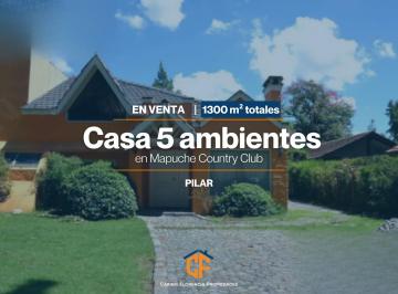 Casa de 5 ambientes, Pilar · Casa 5 Ambientes en Venta en Mapuche Country Club