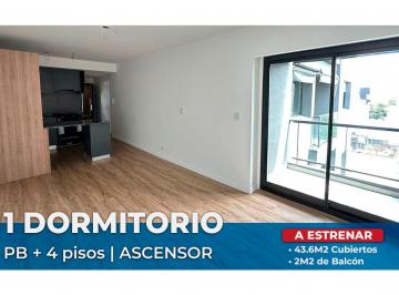 Departamento · 44m² · 2 Ambientes · Depto 1 Dormitorio a Estrenar en Venta Echesortu