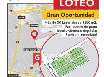 Terreno · 1500m² · Terreno Lote en Venta en Pilar, G. B. a. Zona Norte, Argentina