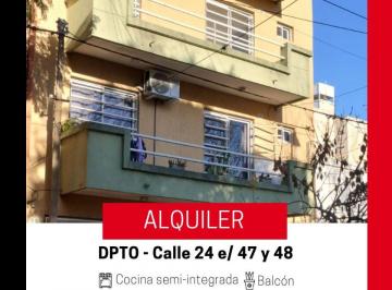 Departamento de 2 ambientes, La Plata · Excelente Depto de un Dorm con Balcón Al Frente