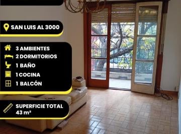 Bodega-Galpón · 40m² · 3 Ambientes · Departamento en Almagro Norte