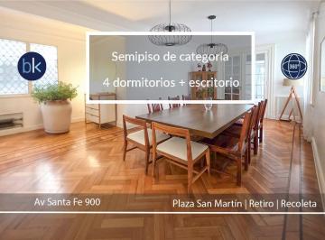 Foto · Venta Semipiso Al Frente de 4 Dorm. Escritorio - Plaza San Martin