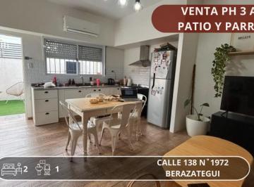 PH de 3 ambientes, Berazategui · Venta PH 3 Ambientes Berazategui