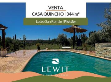 Casa · 60m² · 2 Ambientes · 1 Cochera · Venta Casa Quincho | Pileta Automatizada con Luces | Pérgola | Barrio San Román | Plottier