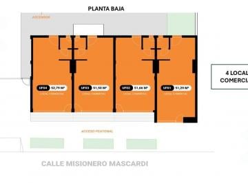 Local comercial · 51m² · 1 Ambiente · Venta Locales Comerciales - Zona Centro - Calle Mascardi - San Martin de Los Andes