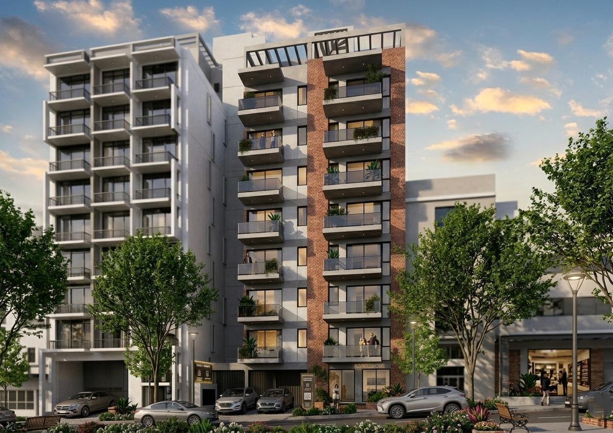 Depto 3 amb, 89m² en Playa Grande con cochera y ascensor